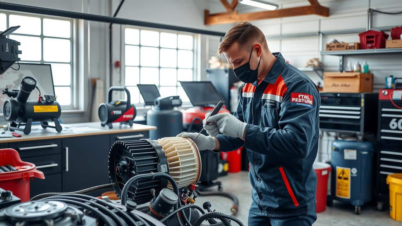 Blower Motor Cleaning