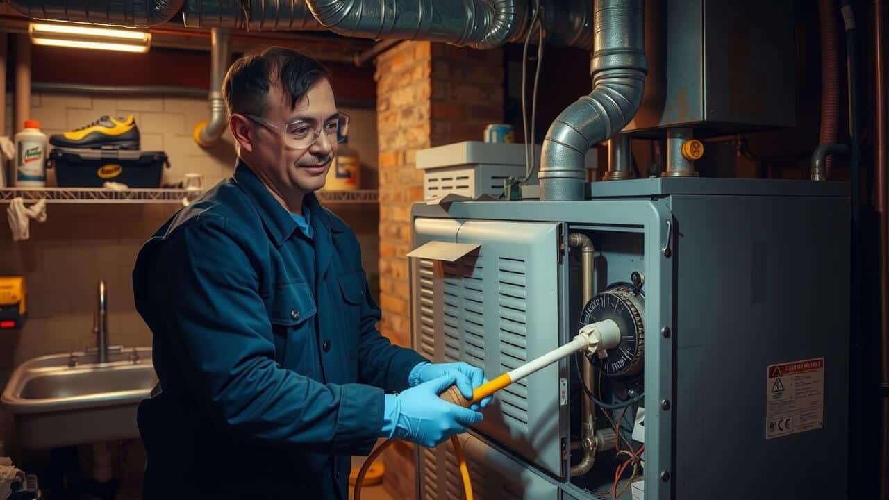Can I clean my furnace myself?