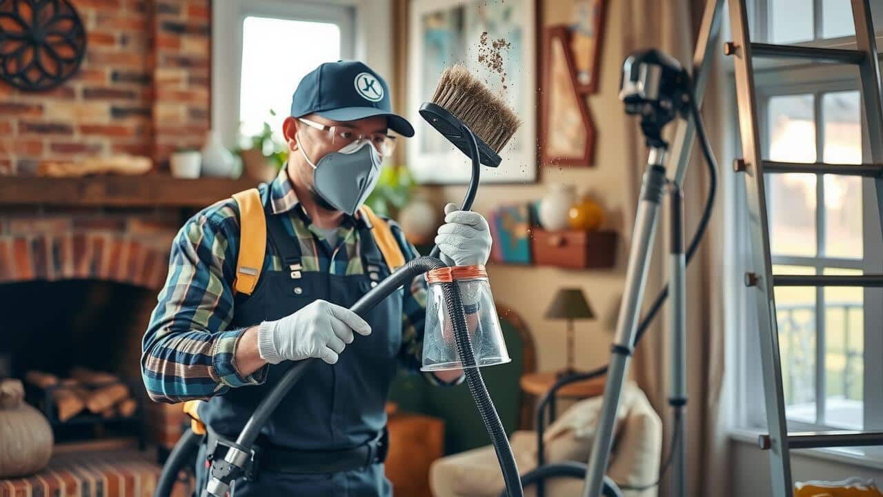 Chimney cleaning
