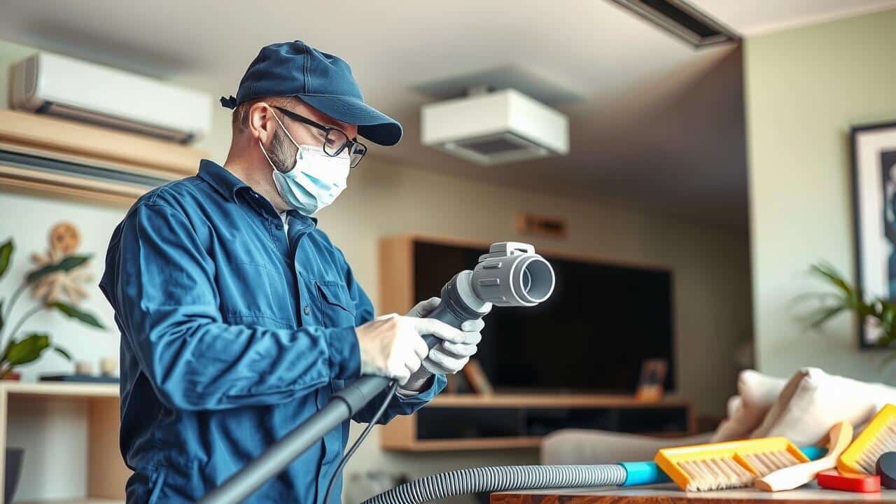 How do I deodorize my air ducts?