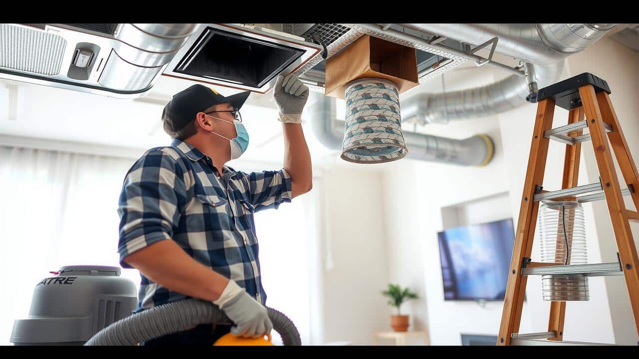 How does the process of cleaning air ducts impact indoor air quality and overall home health?