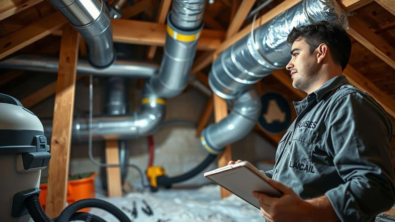 How to check if an air duct is blocked?
