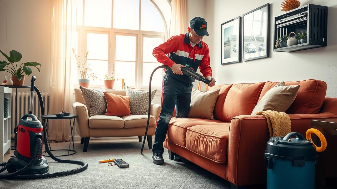 Upholstery cleaning service