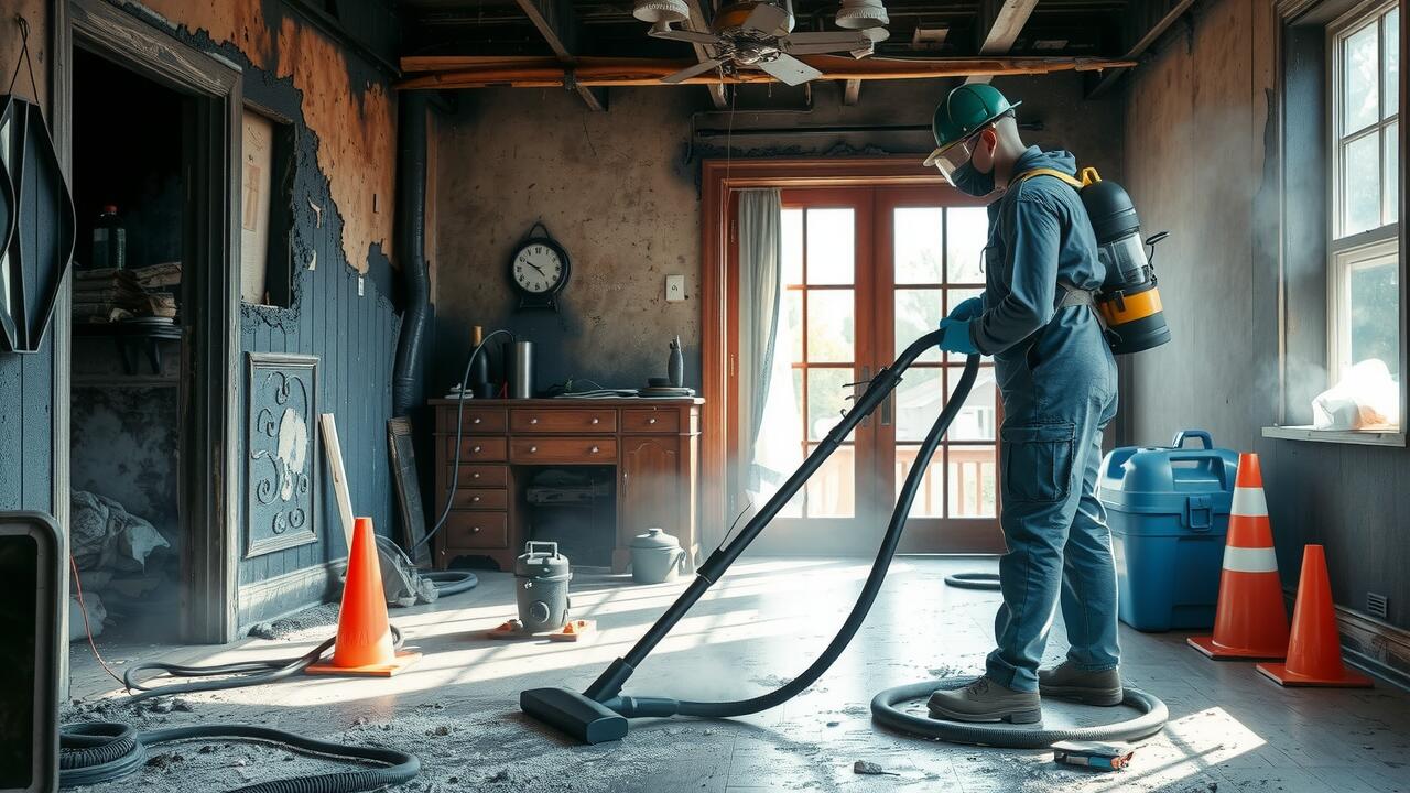 What does fire damage restoration include?