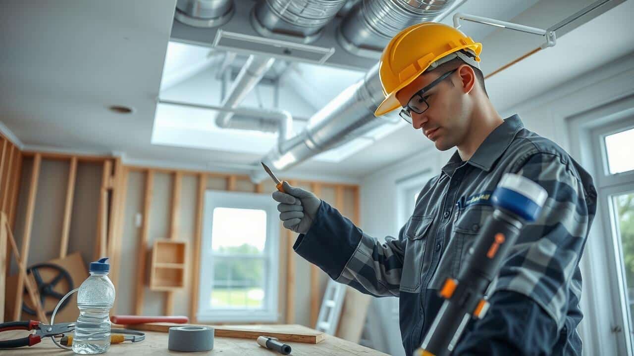 What is a common mistake in ductwork installation?